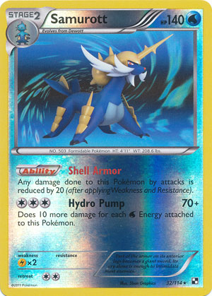 Samurott - 32/114 - Reverse Holo