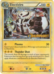 Electivire 20/102 Cosmos Holo STAFF Promo - HS Triumphant Prerelease