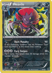 Weavile - 70/99 - Rare - Reverse Holo