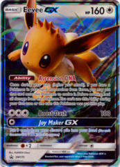 Eevee GX SM175 Wave Holo Promo - Vaporeon GX Special Collection