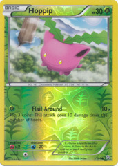 Hoppip - 1/124 - Common - Reverse Holo