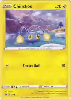 Chinchou - 8/15 - McDonalds Promos 2022