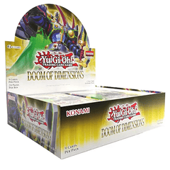 Yu-Gi-Oh Doom of Dimensions 1st Edition Booster Box -- NO REFUNDS OR CANCELLATIONS, ALL SALES ARE FINAL