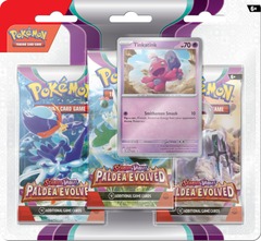 Pokemon SV2 Paldea Evolved 3-Pack Blister - Tinkatink