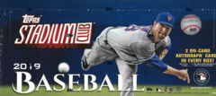 2019 Topps Stadium Club Baseball Hobby Box