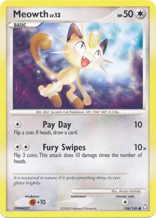 Meowth - 106/146 - Common