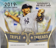 2019 Topps Triple Threads MLB Baseball Hobby Box