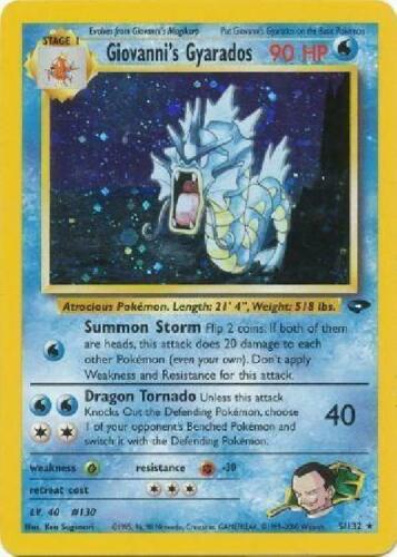 Giovannis Gyarados - 5/132 - Holo Rare - Unlimited Edition