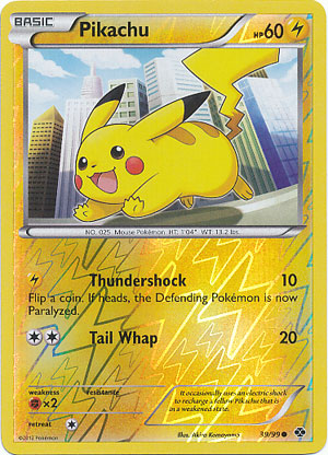 Pikachu - 39/99 - Common - Reverse Holo