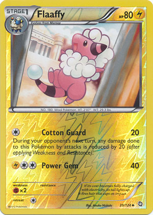 Flaaffy - 39/124 - Uncommon - Reverse Holo