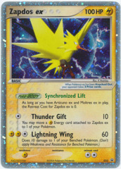 Zapdos ex 033 Cosmos Holo Promo - EX Collector's Window Tins Exclusive