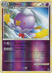 Drifblim - 12/90 - Rare - Reverse Holo