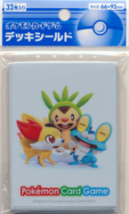 Japanese Pokemon XY Sleeves 32ct Froakie Fennekin Chespin