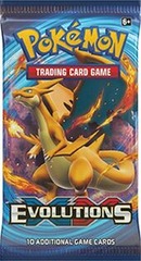 Pokemon XY12 Evolutions Booster Pack -- Mega Charizard Pack Art