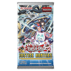 Yu-Gi-Oh Justice Hunters 1st Edition Booster Pack -- NO REFUNDS OR CANCELLATIONS, ALL SALES ARE FINAL