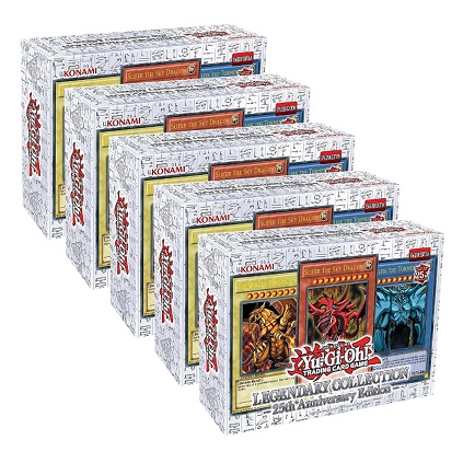 thumbnail image 2 of Yu-Gi-Oh! Legendary Collection 25th Anniversary Box – 6 Booster Packs + 6 Ultra Rare Cards 2 of 11