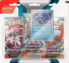 Pokemon SV4 Paradox Rift 3-Pack Blister - Arctibax