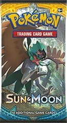 Pokemon Sun & Moon SM1 Base Set Booster Pack - Decidueye Pack Art