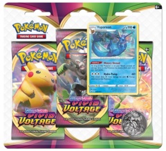 Pokemon SWSH4 Vivid Voltage 3-Pack Blister - Vaporeon