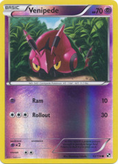 Venipede - 52/114 - Common - Reverse Holo