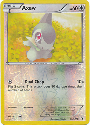 Axew - 86/101 - Common - Reverse Holo