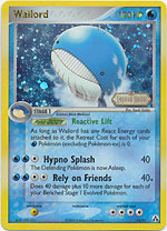 Wailord - 14/92 - Rare - Reverse Holo