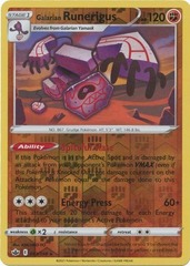 Galarian Runerigus - 083/198 - Rare Reverse Holo