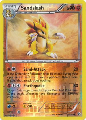 Sandslash - 79/149 - Uncommon - Reverse Holo