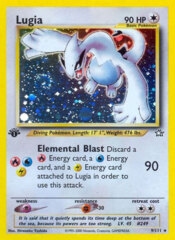 Lugia - 9/111 - Holo Rare - 1st Edition