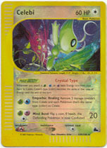 Celebi - 145/144 - Holo Rare - Reverse Holo