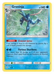 Greninja - 9/18 - Holo Rare