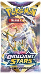 Pokemon SWSH9 Brilliant Stars Booster Pack -- Arceus Pack Art