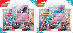 Pokemon SV7 Stellar Crown 3-Pack Blister - Both 3-Pack Blisters