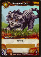 Nightsaber Cub Loot Card