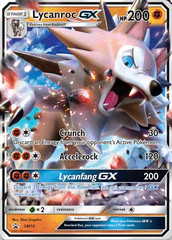 Lycanroc GX SM14 Wave Holo Promo - Lycanroc GX Box Exclusive