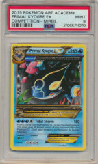 2015 Pokemon Art Academy Promo Primal Kyogre EX (Mireil) PSA 9 MINT