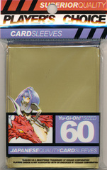 Player's Choice Small-Size Sleeves - Gold - 60ct