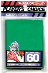 Player's Choice Small-Size Sleeves - Green - 60ct