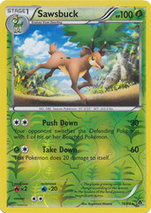 Sawsbuck - 16/98 - Rare - Reverse Holo