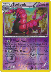 Scolipede - 40/98 - Rare - Reverse Holo