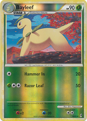 Bayleef - 40/95 - Uncommon - Reverse Holo