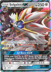 Solgaleo GX SM16 Wave Holo Promo - Legends of Alola Tin Exclusive