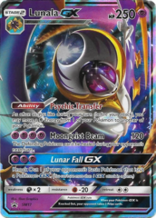 Lunala GX SM17 Wave Holo Promo - Legends of Alola Tin Exclusive