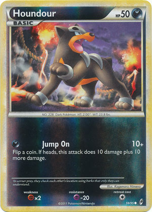 Houndour - 59/95 - Common - Reverse Holo