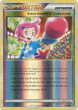 Interviewers Questions - 79/95 - Uncommon - Reverse Holo