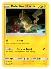 Detective Pikachu - 10/18 - Holo Rare