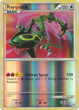 Rayquaza - 20/95 - Rare - Reverse Holo