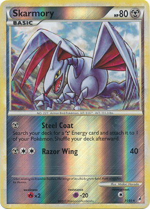 Skarmory - 31/95 - Rare - Reverse Holo