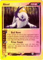 Absol - 1/97 - Rare - Reverse Holo