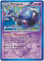 Metagross BW75 Tinsel Holo STAFF Promo - Plasma Freeze Prerelease